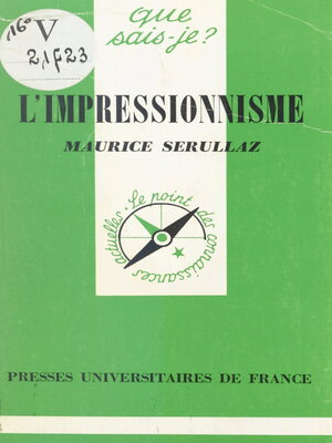 cover image of L'impressionnisme